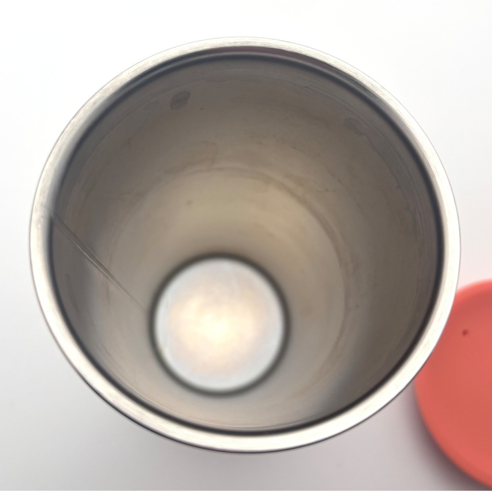 Starbucks Blue Floral Poppy Stainless Steel Travel Tumbler 16oz Coral Lid 2018 - Picture 5 of 5